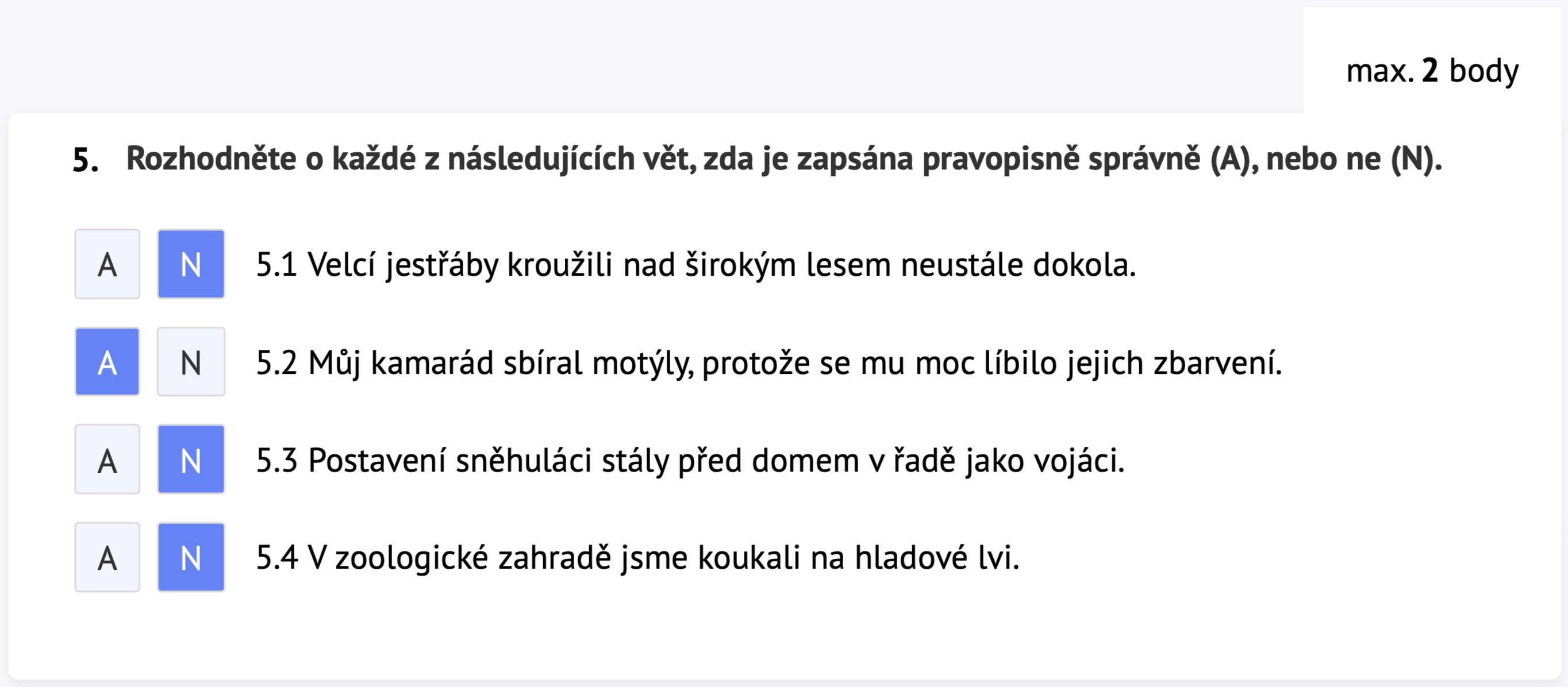 Otázka ANO/NE